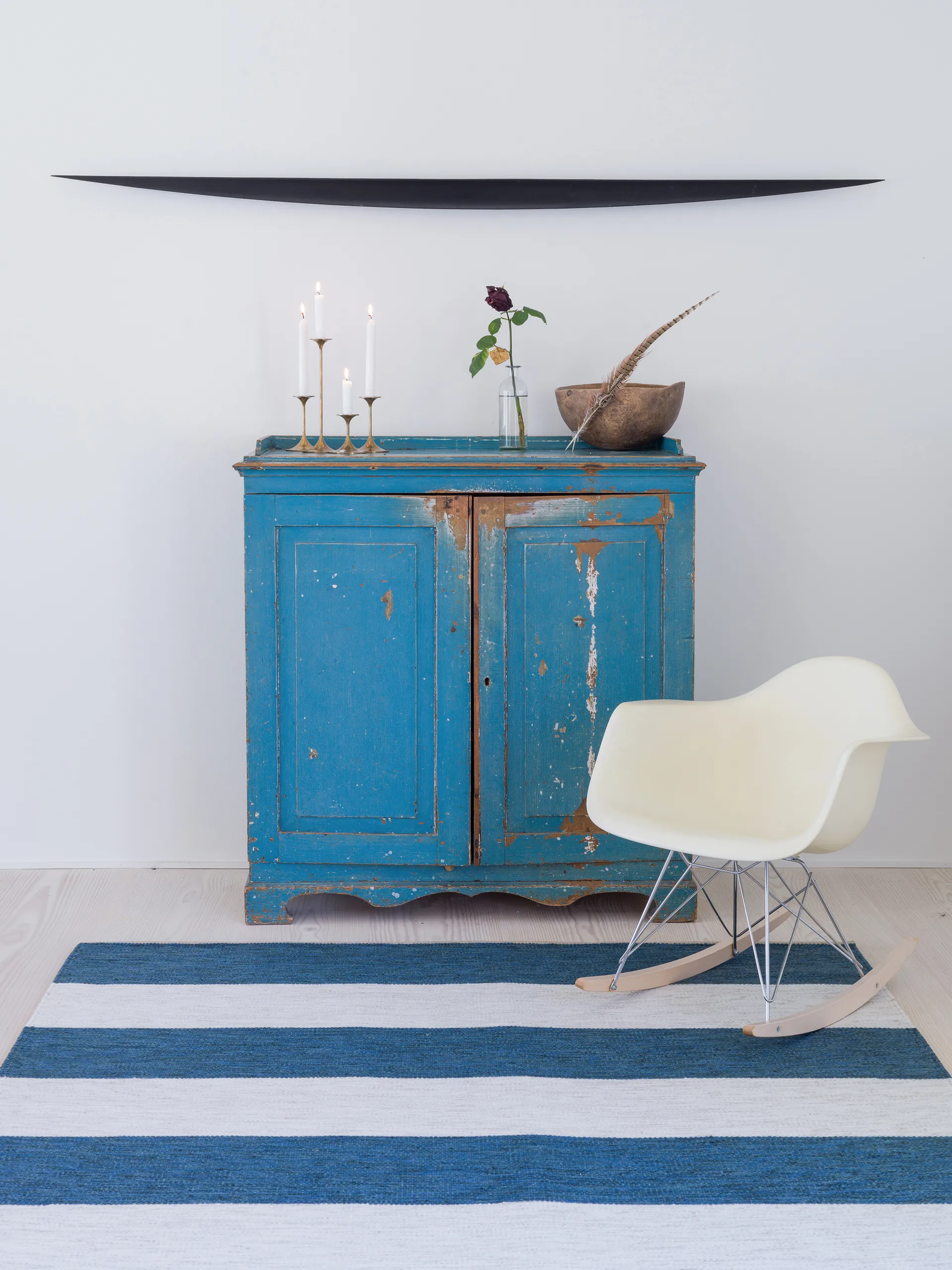 Allium Two Step 地毯, Deep 蓝色, 170x240 cm Kateha