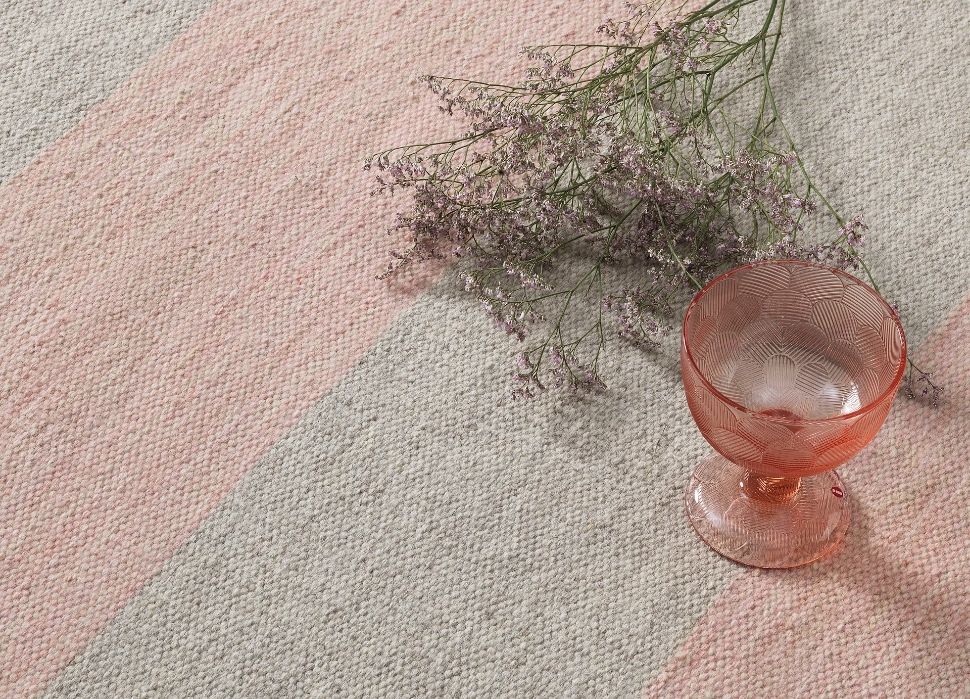 Allium Two Step 地毯, Powder, 170x240 cm Kateha