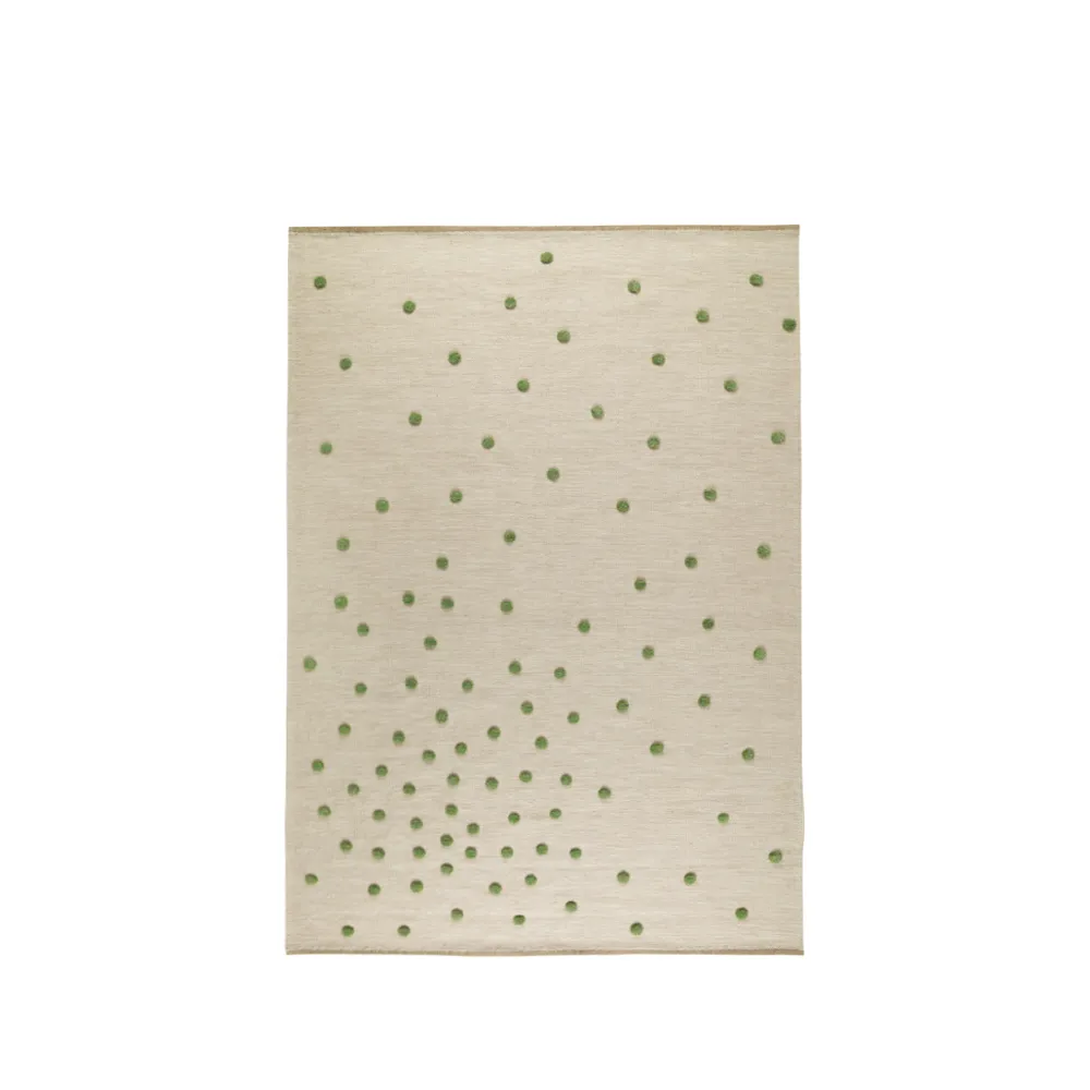 Bula 地毯, 白色/绿色, 170x240 cm Kateha