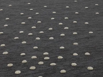 Bula地毯 - 近黑色_170x240cm - Kateha