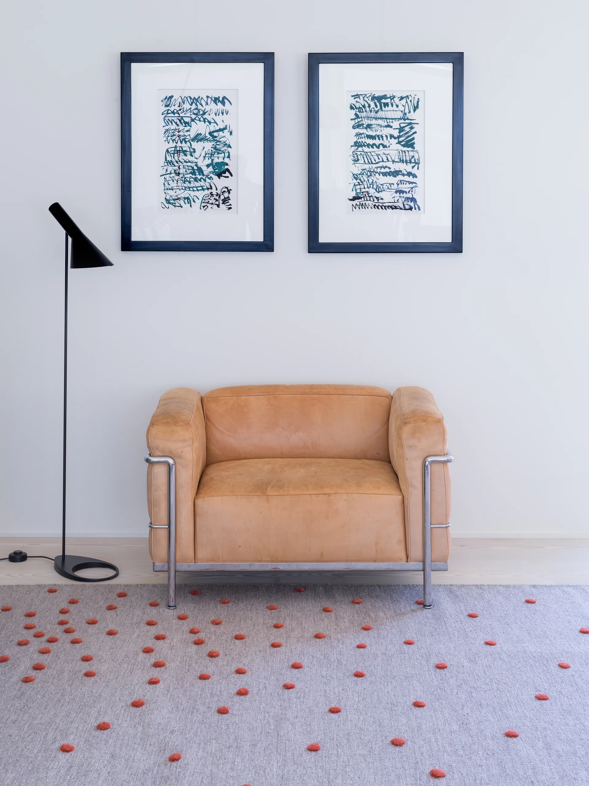 Bula 桌旗 地毯, 珊瑚红, 80x250 cm Kateha