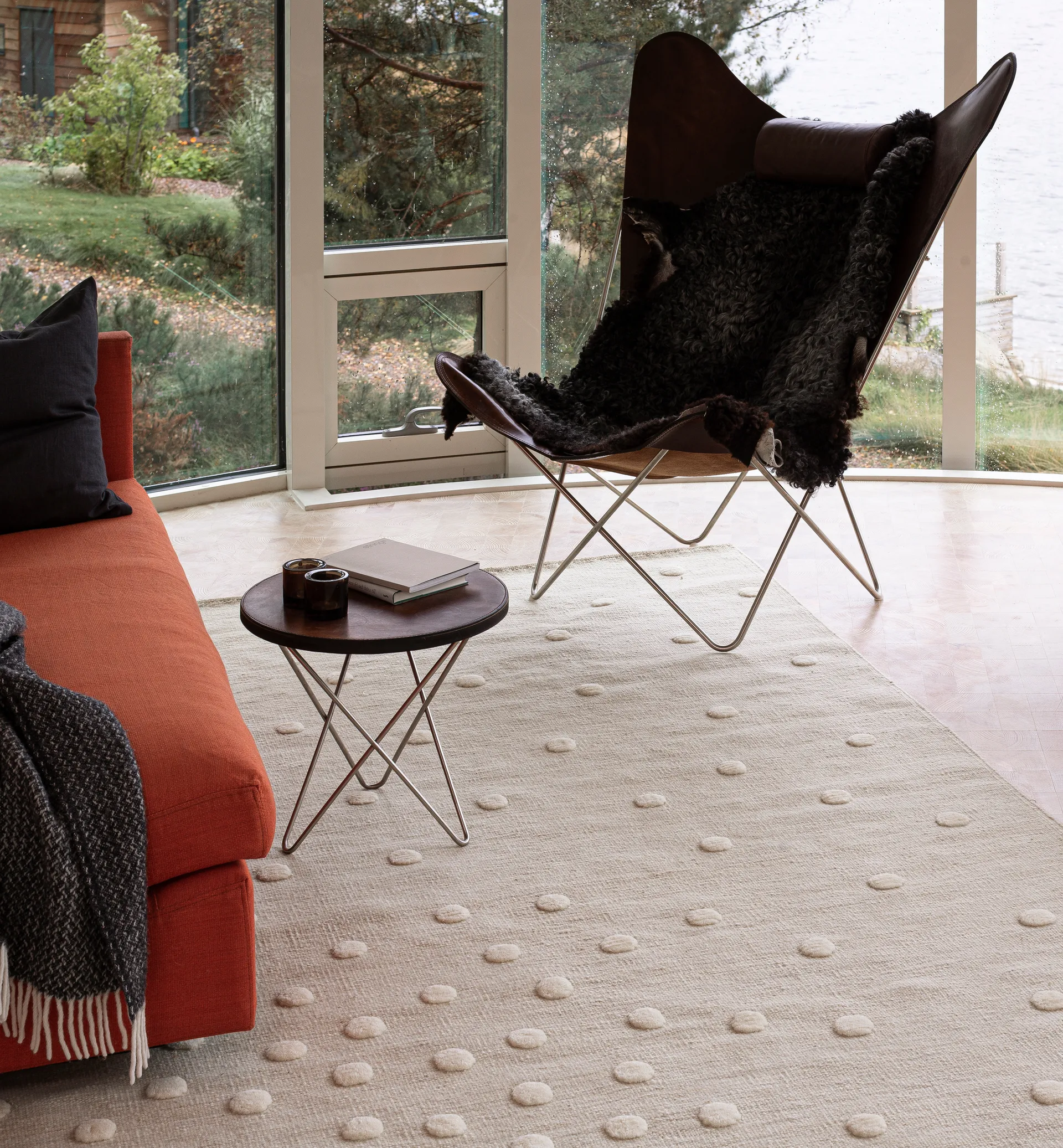 Bula 桌旗 地毯, 白色, 80x250 cm Kateha