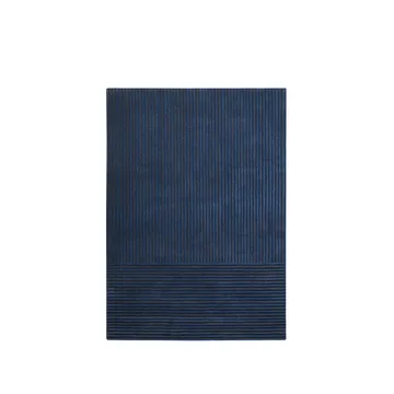 Dunes Straight 波浪纹理北欧风格地毯 - 蓝色_170x240cm - Kateha