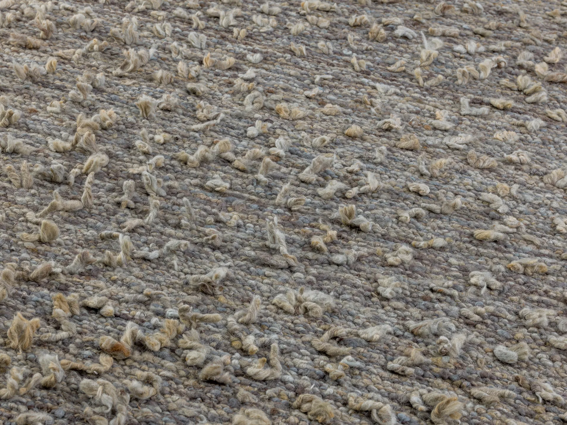 Woolly 地毯, Light 灰色 170x240 cm Kateha