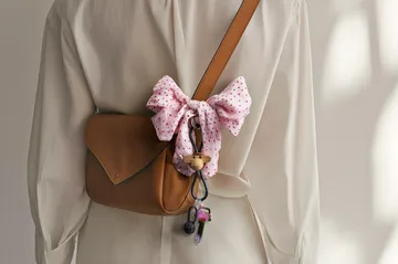 Kaj Bojesen monkey keyring - Teak-limb wood, 黑色 皮革 - Kay Bojesen Denmark