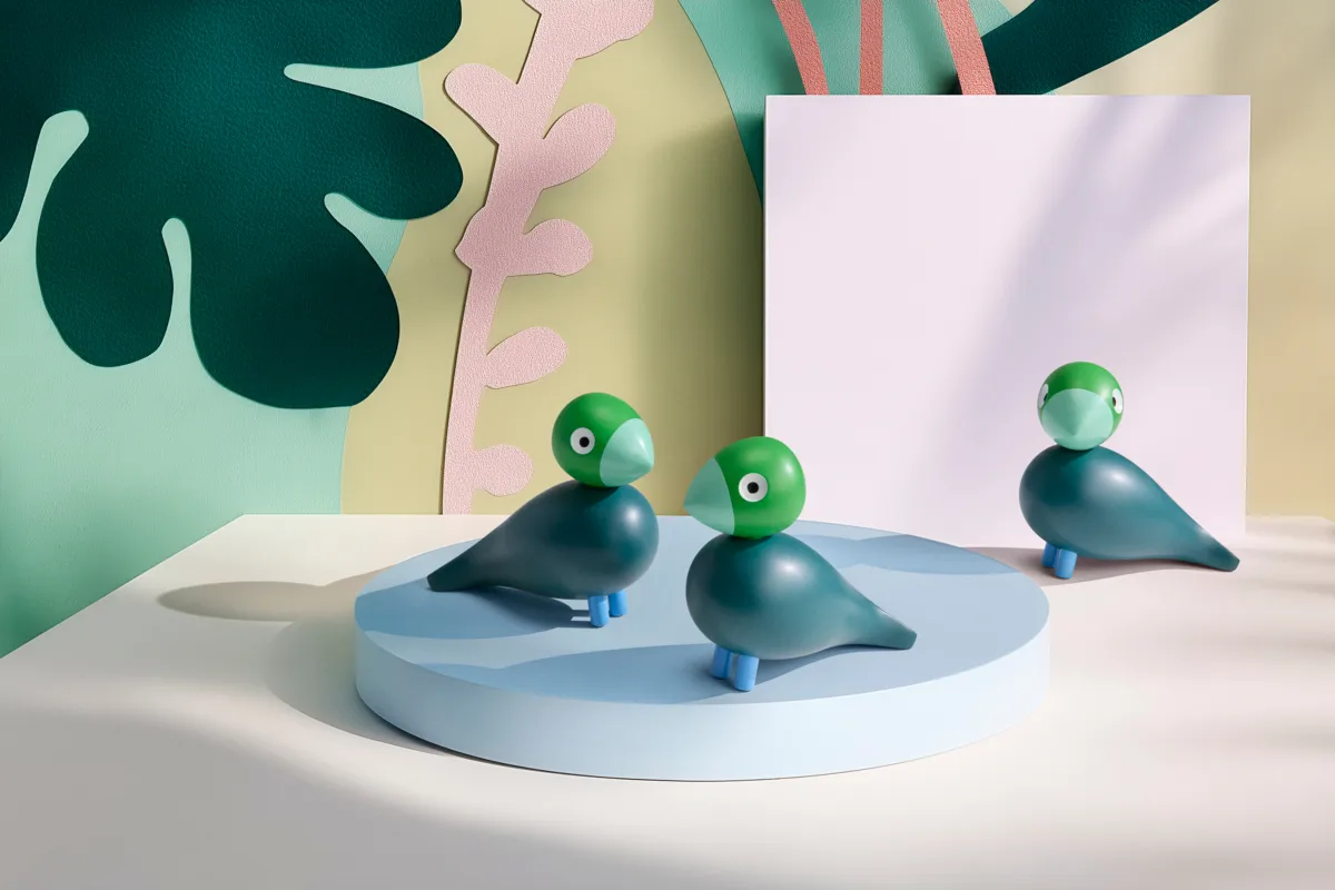 Kaj Bojesen Year Bird 2026 木, 深绿 Kay Bojesen Denmark