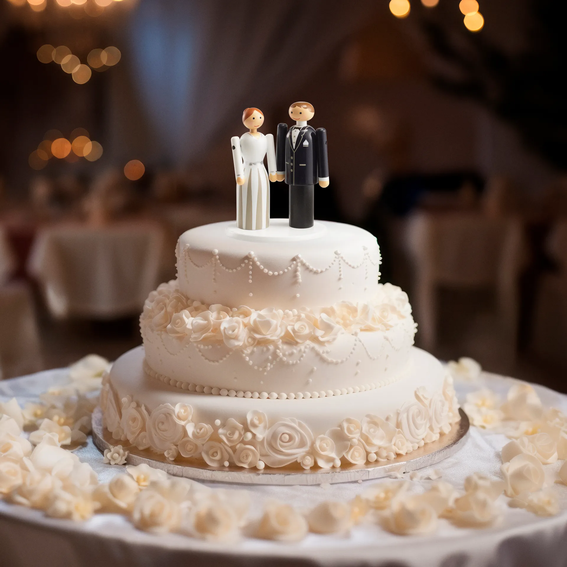 Kay Bojesen bride, 蓝色-黑色-白色, 12 cm Kay Bojesen Denmark