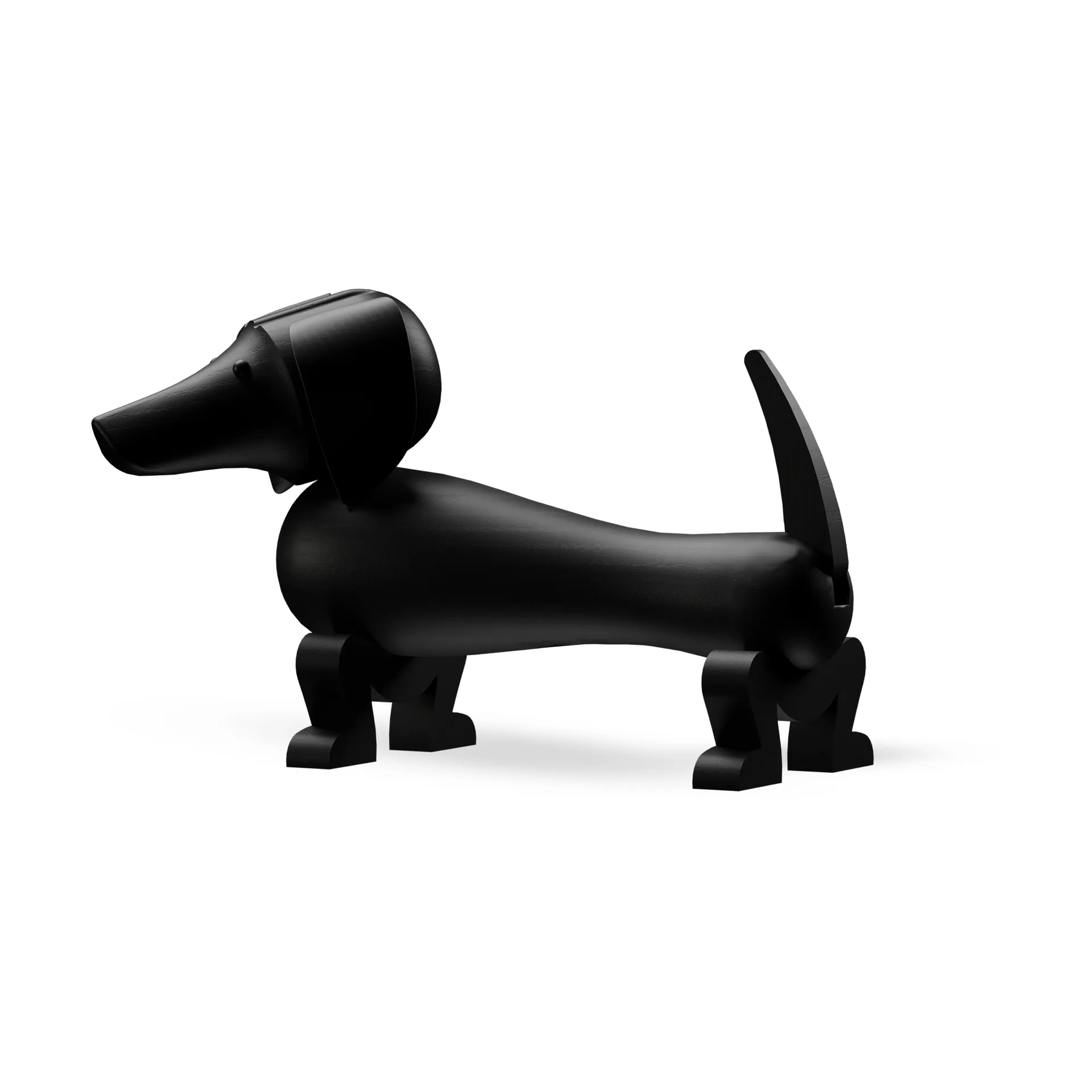 Kay Bojesen dog 28.5 cm, Dark stained 自然木色 Kay Bojesen Denmark