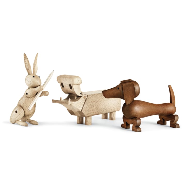Kay Bojesen dog - walnut - Kay Bojesen Denmark