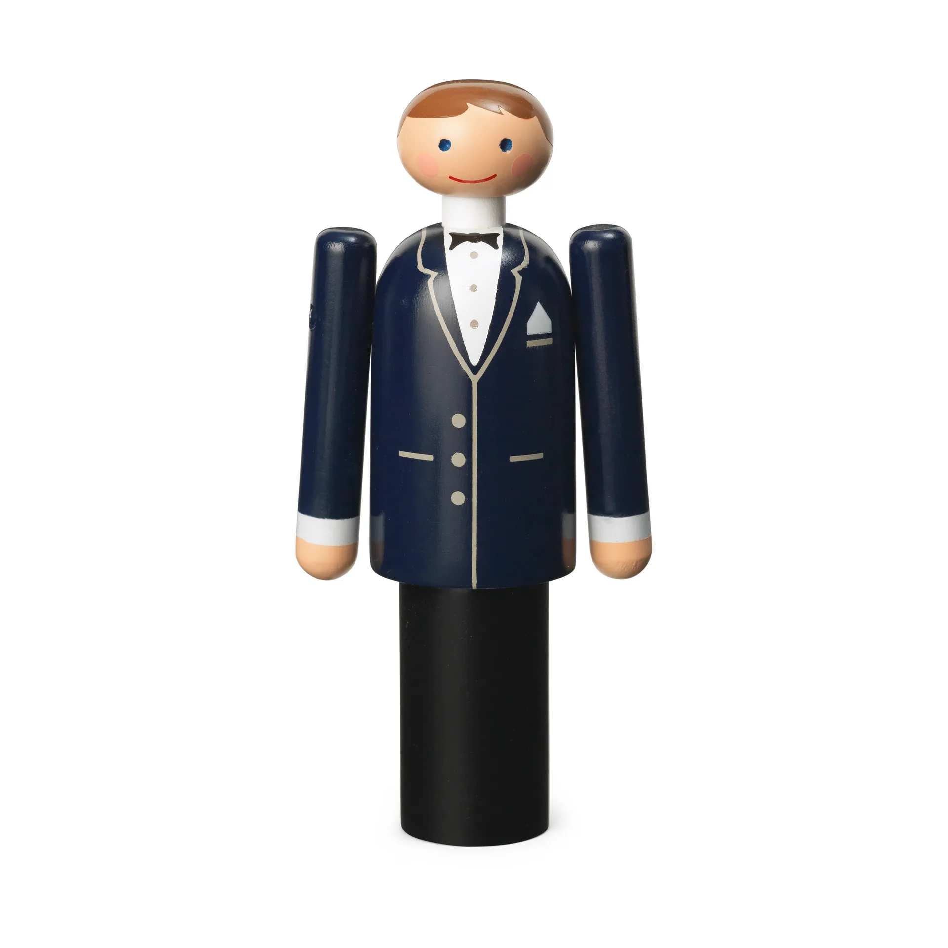 Kay Bojesen groom, 蓝色-黑色-白色, 12 cm Kay Bojesen Denmark