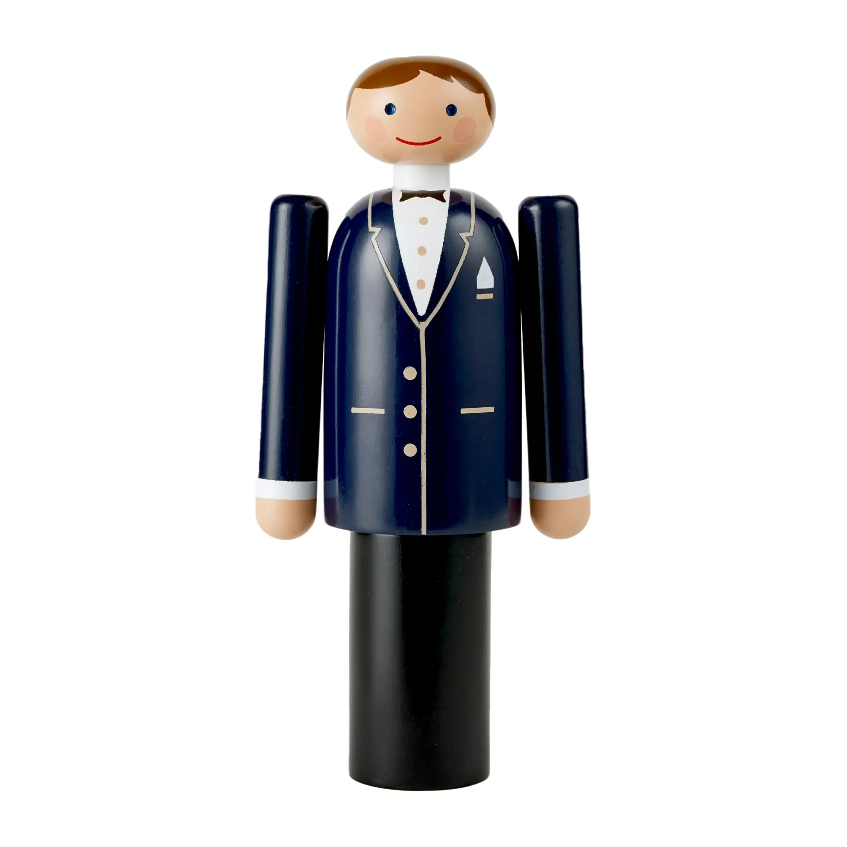 Kay Bojesen groom, 蓝色-黑色 and 白色, 18 cm Kay Bojesen Denmark