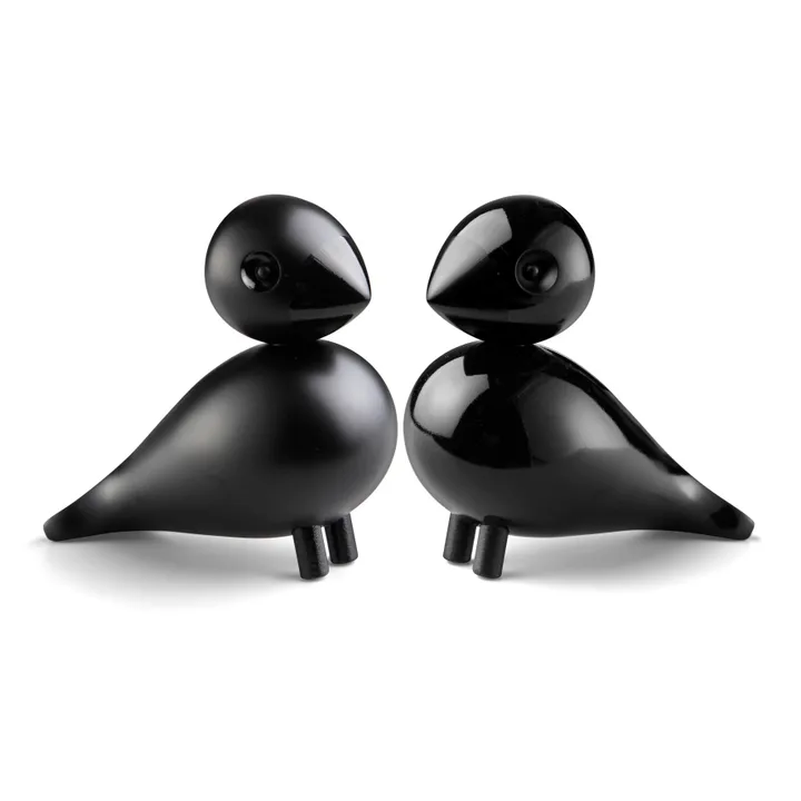Kay Bojesen Lovebirds 套装 - 黑色 2-pack - Kay Bojesen Denmark