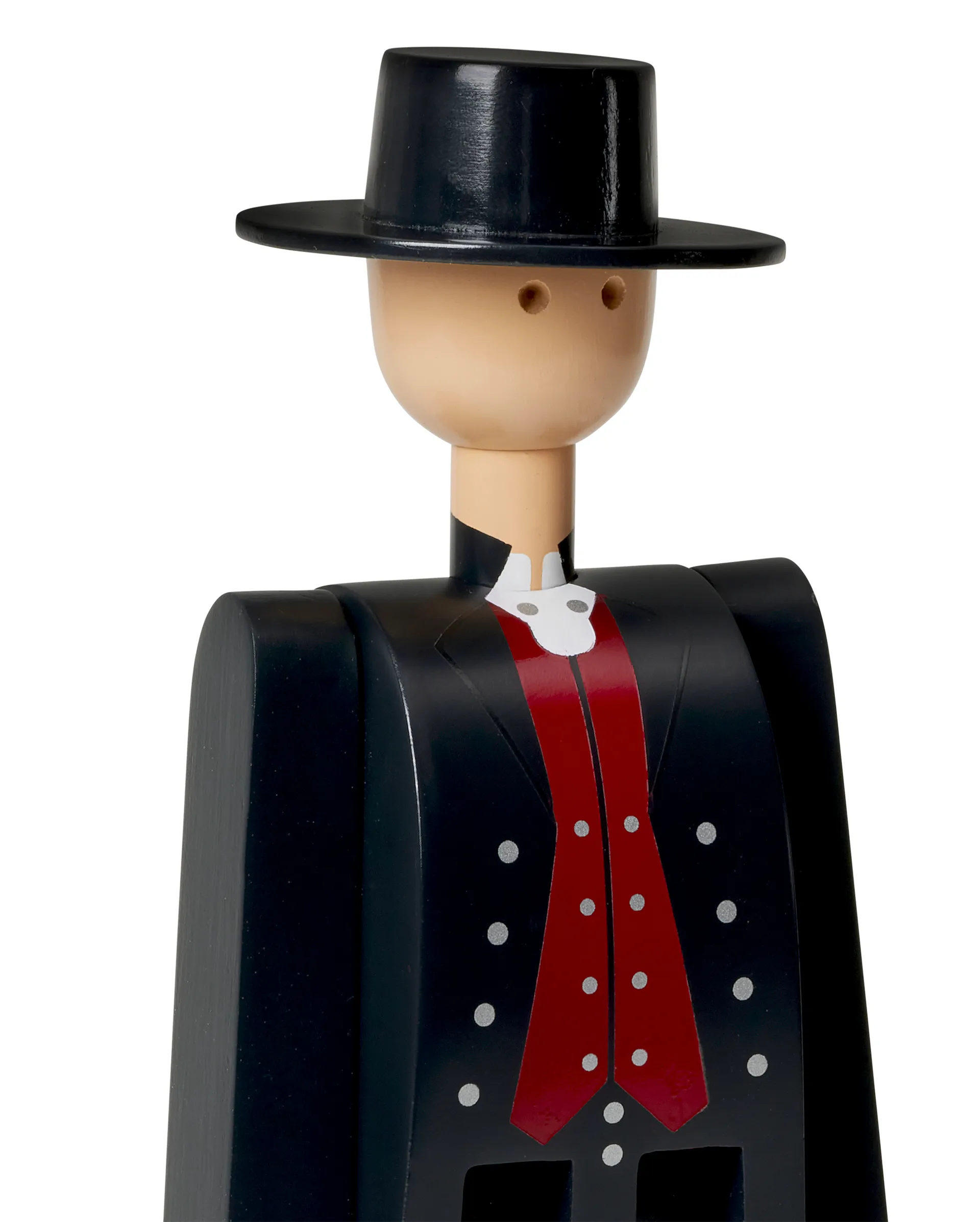 Kay Bojesen man in Norwegian folk costume, 黑色-红色-白色 Kay Bojesen Denmark