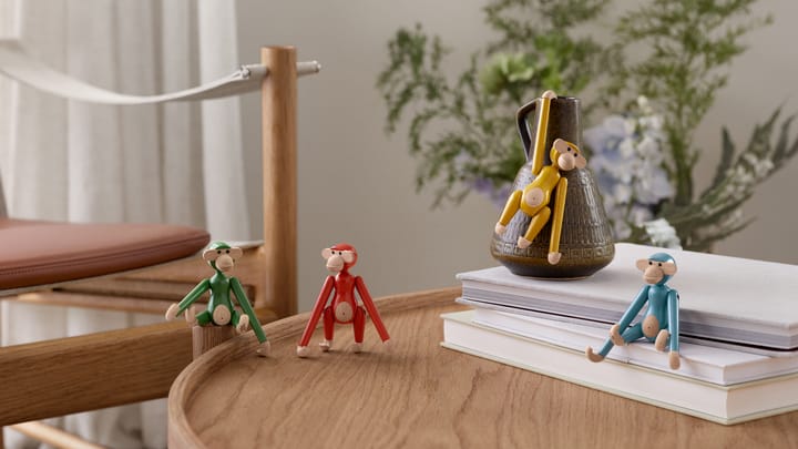 Kay Bojesen mini vintage monkey, 红色 Kay Bojesen Denmark
