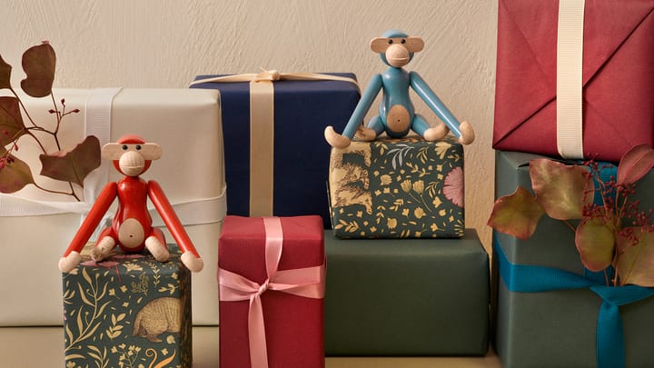 Kay Bojesen mini vintage monkey, 红色 Kay Bojesen Denmark