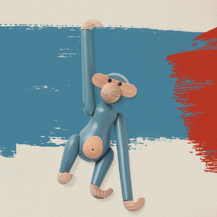 Kay Bojesen mini vintage monkey, 蓝色 Kay Bojesen Denmark