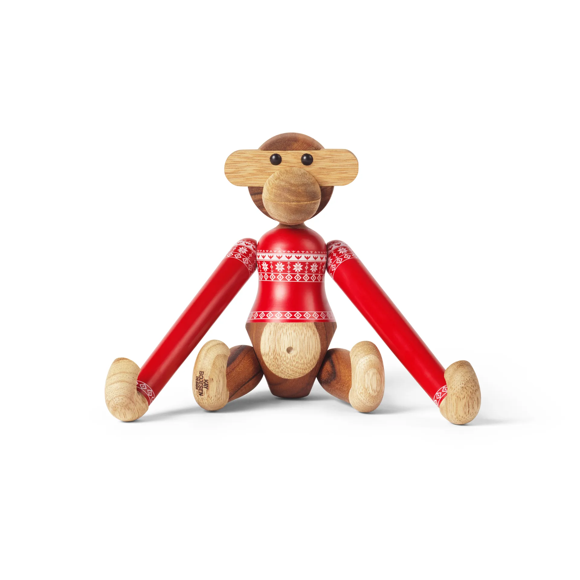 Kay Bojesen monkey 小 Christmas Jumper 2024, Teak-Limba Kay Bojesen Denmark