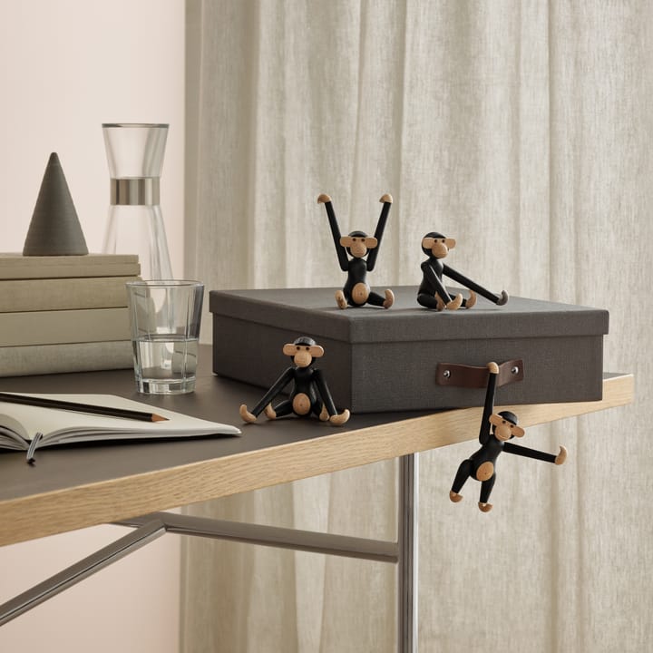 Kay Bojesen monkey mini, dark-stained oak Kay Bojesen Denmark