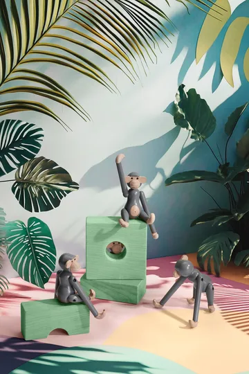 Kay Bojesen monkey mini - 灰色 - Kay Bojesen Denmark