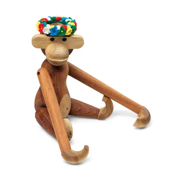 Kay Bojesen monkey small with midsummer wreath - Kay Bojesen Denmark