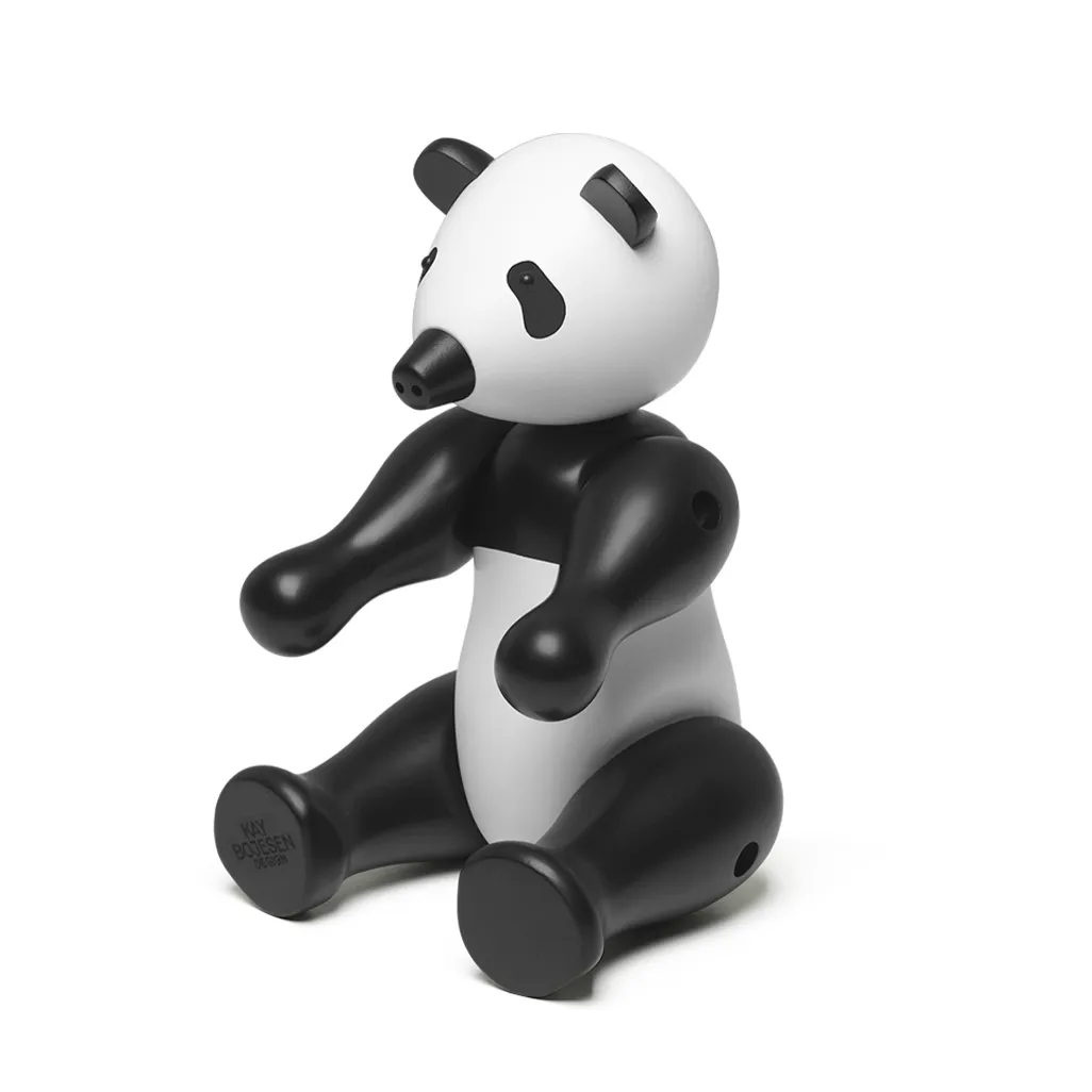 Kay Bojesen panda medium, 黑色 and 白色 Kay Bojesen Denmark