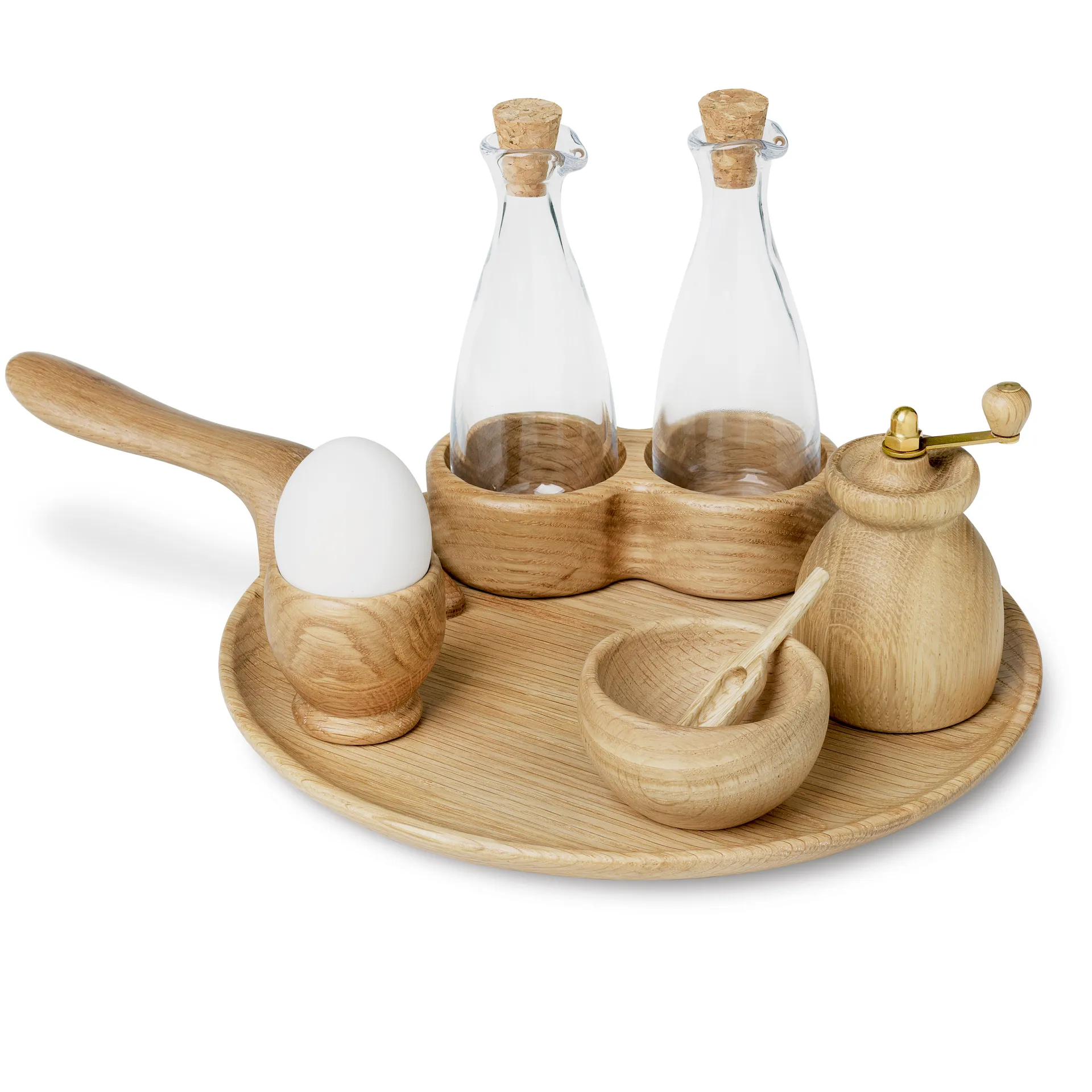 Kay Bojesen serving 盘子, Oak Kay Bojesen Denmark