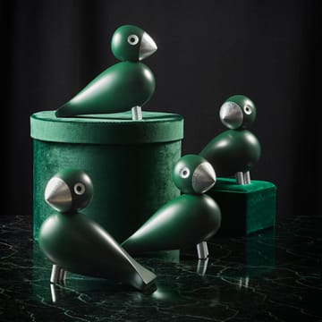 Kay Bojesen song bird Georg - 绿色-银色 - Kay Bojesen Denmark