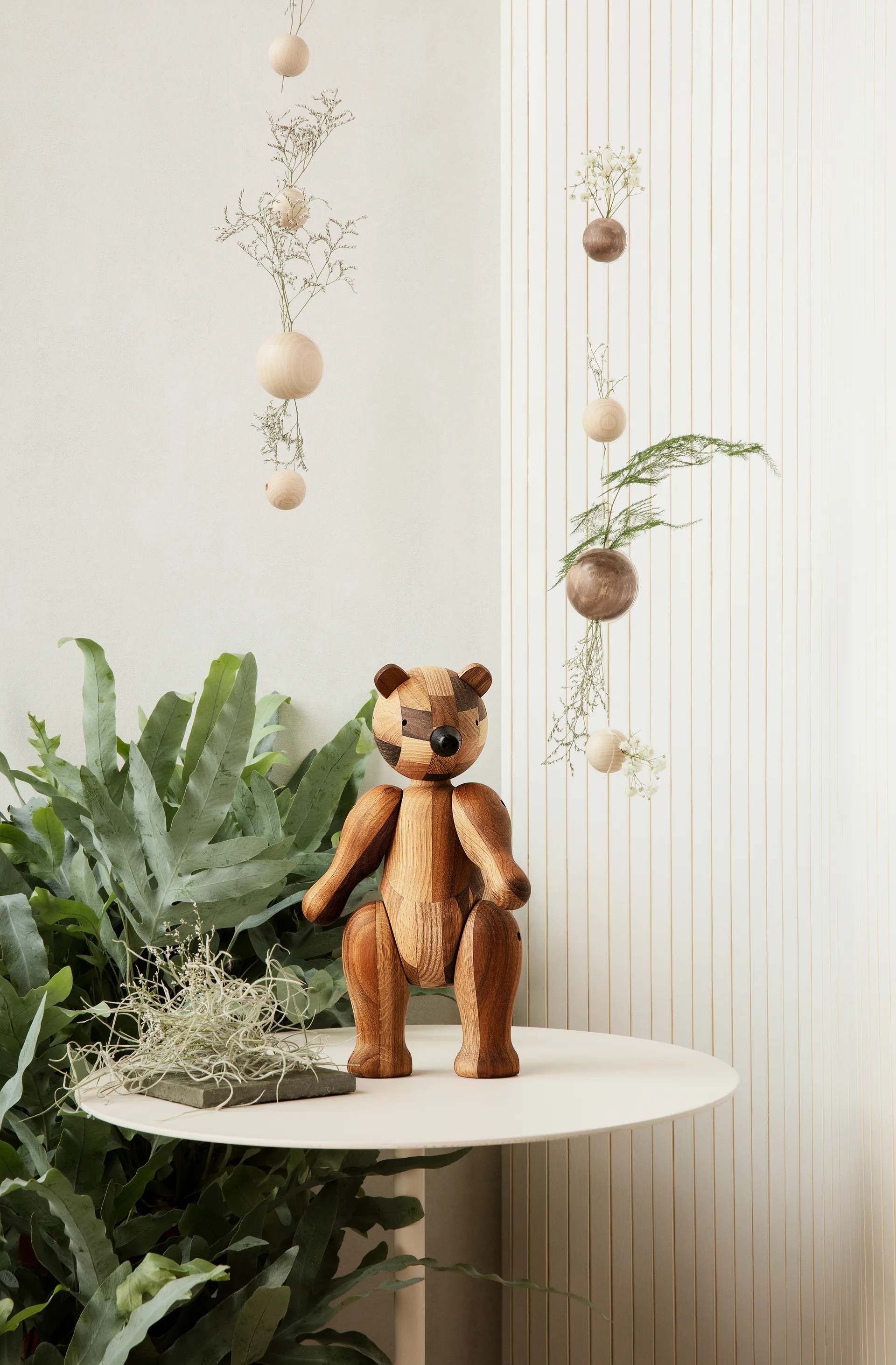 Kay Bojesen wooden bear anniversary edition mixed wood, Medium Kay Bojesen Denmark