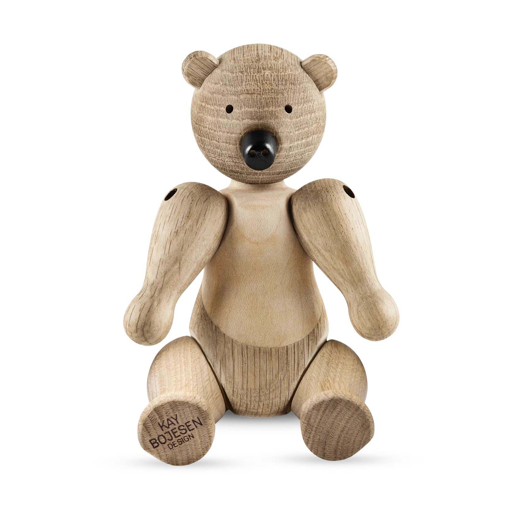 Kay Bojesen wooden bear Liliput, Untreated 自然木色, untreated maple Kay Bojesen Denmark