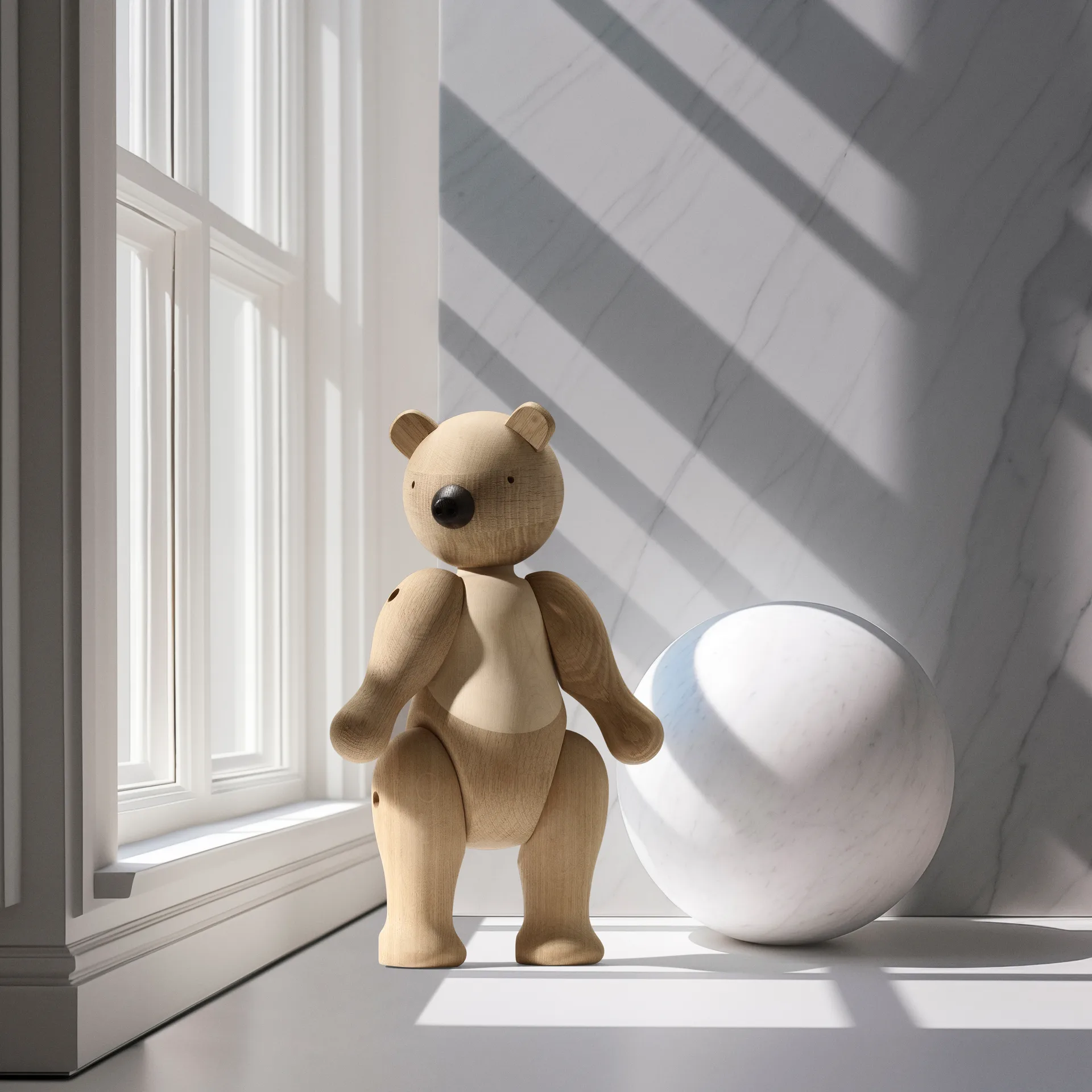 Kay Bojesen wooden bear 大, 自然木色-maple Kay Bojesen Denmark