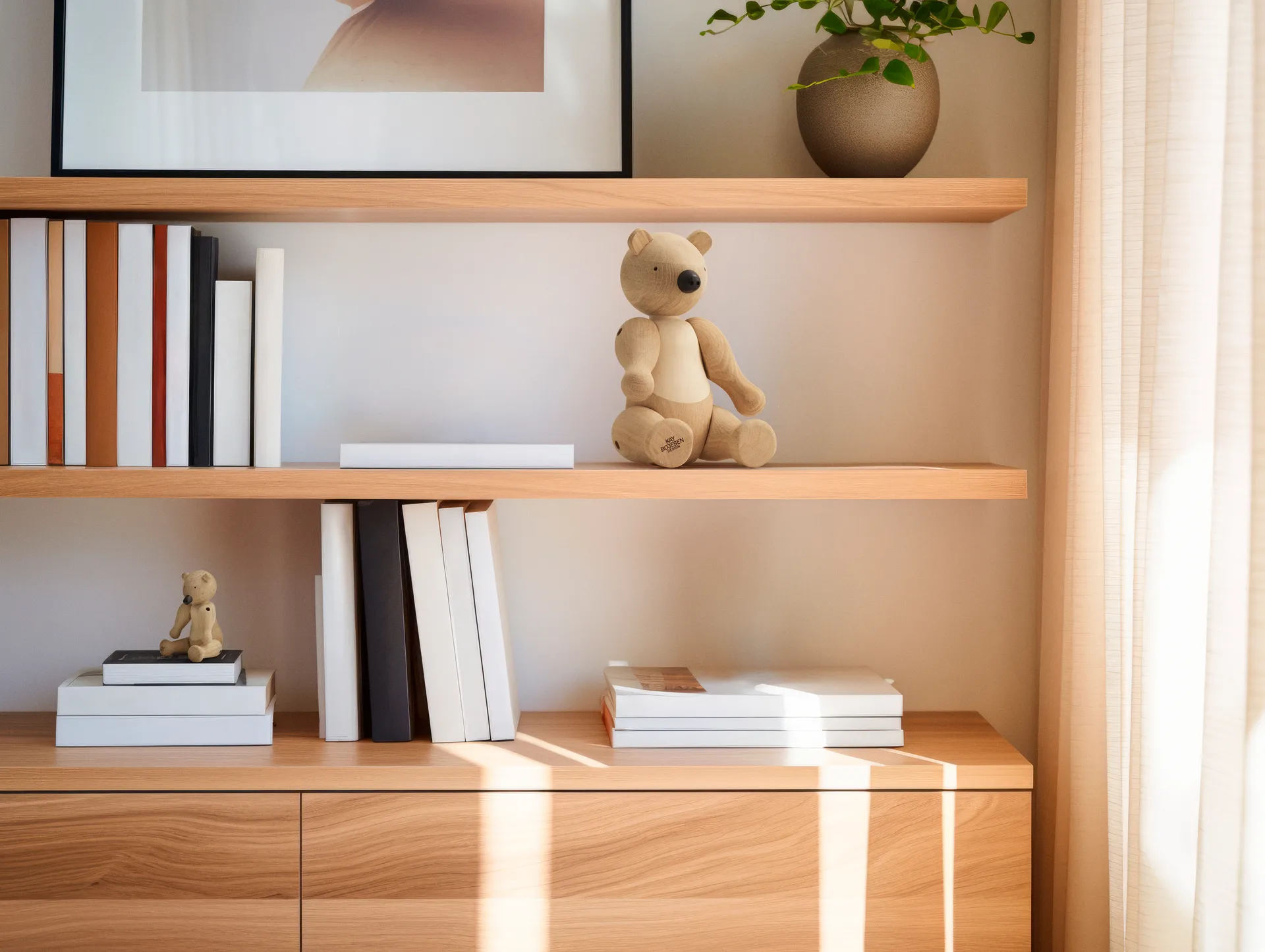 Kay Bojesen wooden bear 大, 自然木色-maple Kay Bojesen Denmark