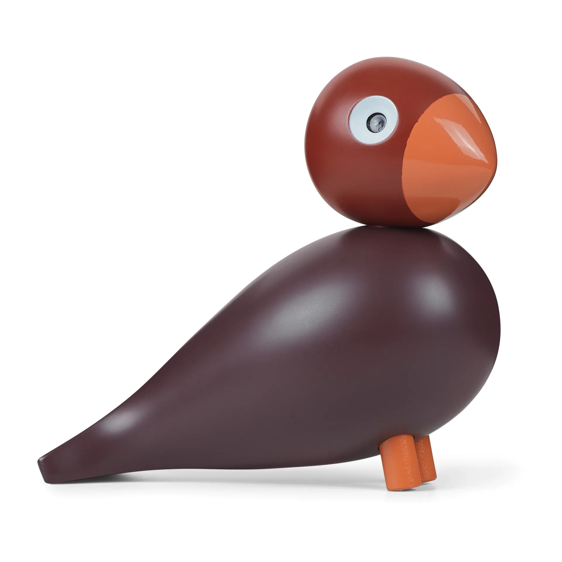 Kay Bojesen Year Bird 2022 song bird Poppy, 酒红色 红色 Kay Bojesen Denmark