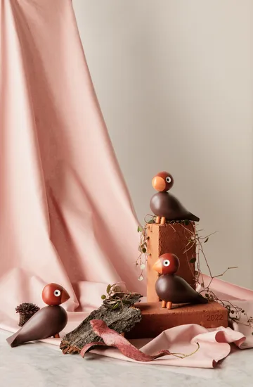 Kay Bojesen Year Bird 2022 song bird Poppy - 酒红色 红色 - Kay Bojesen Denmark