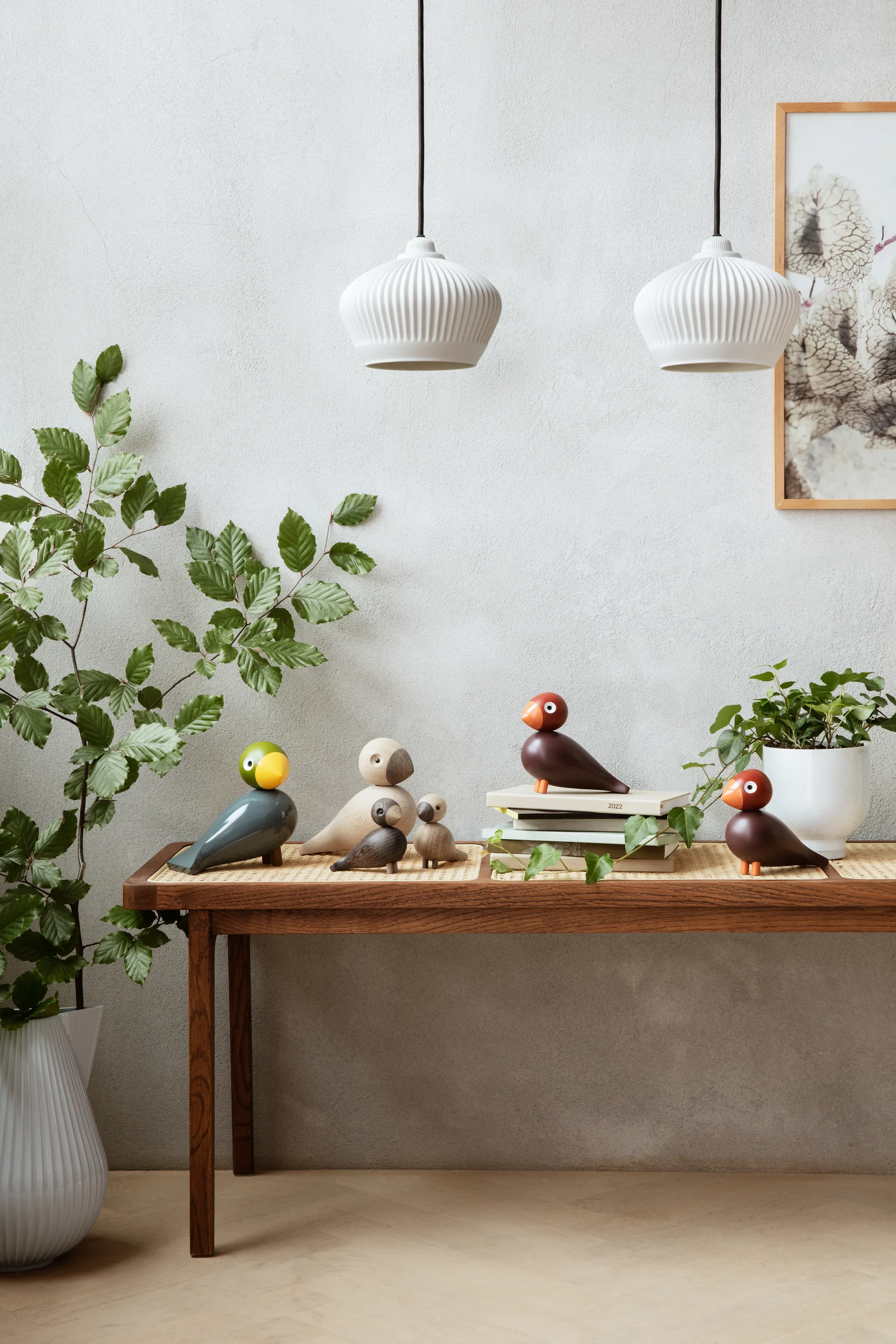 Kay Bojesen Year Bird 2022 song bird Poppy, 酒红色 红色 Kay Bojesen Denmark