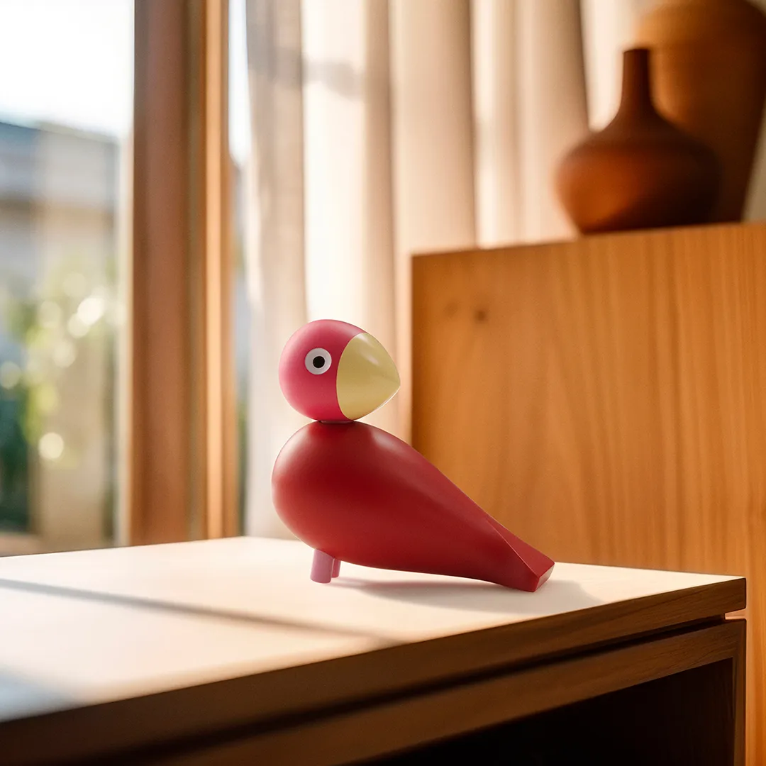 Kay Bojesen Year Bird 2024 Songbird Flora, 粉色 Kay Bojesen Denmark