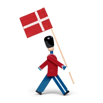 Kay Bojesen 迷你警卫布艺旗帜配件 - 红色_白色 - Kay Bojesen Denmark
