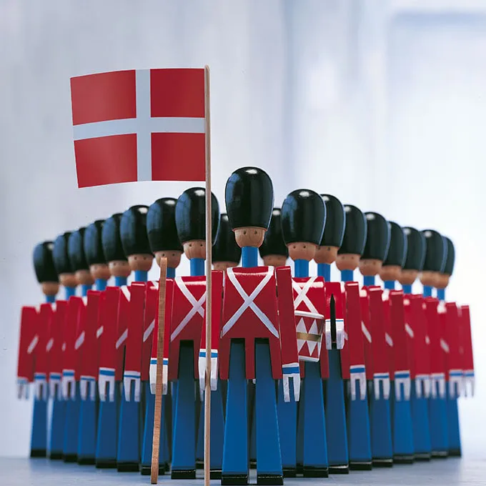 Kay Bojesen 鼓手摆件, 红色_蓝色 Kay Bojesen Denmark
