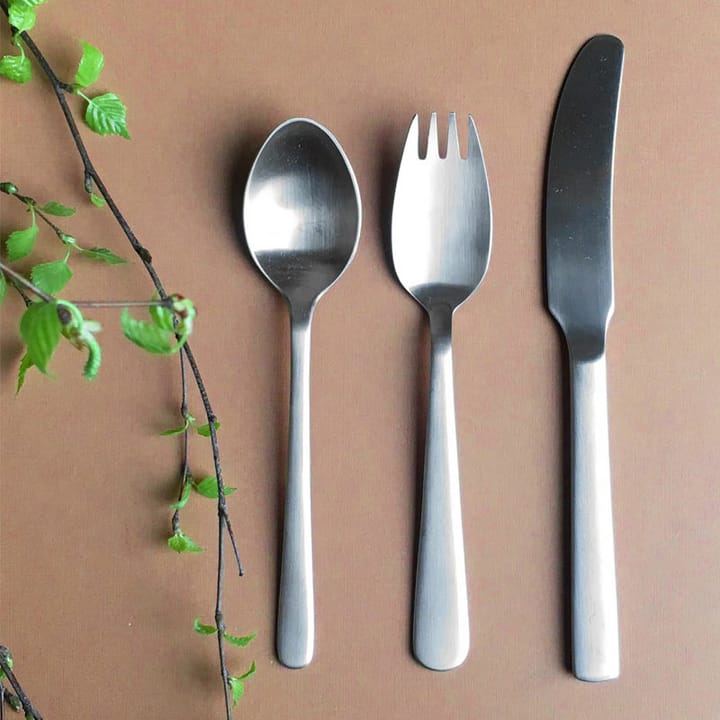 Grand Prix 儿童餐具 和 餐垫 4件, Polished steel Kay Bojesen