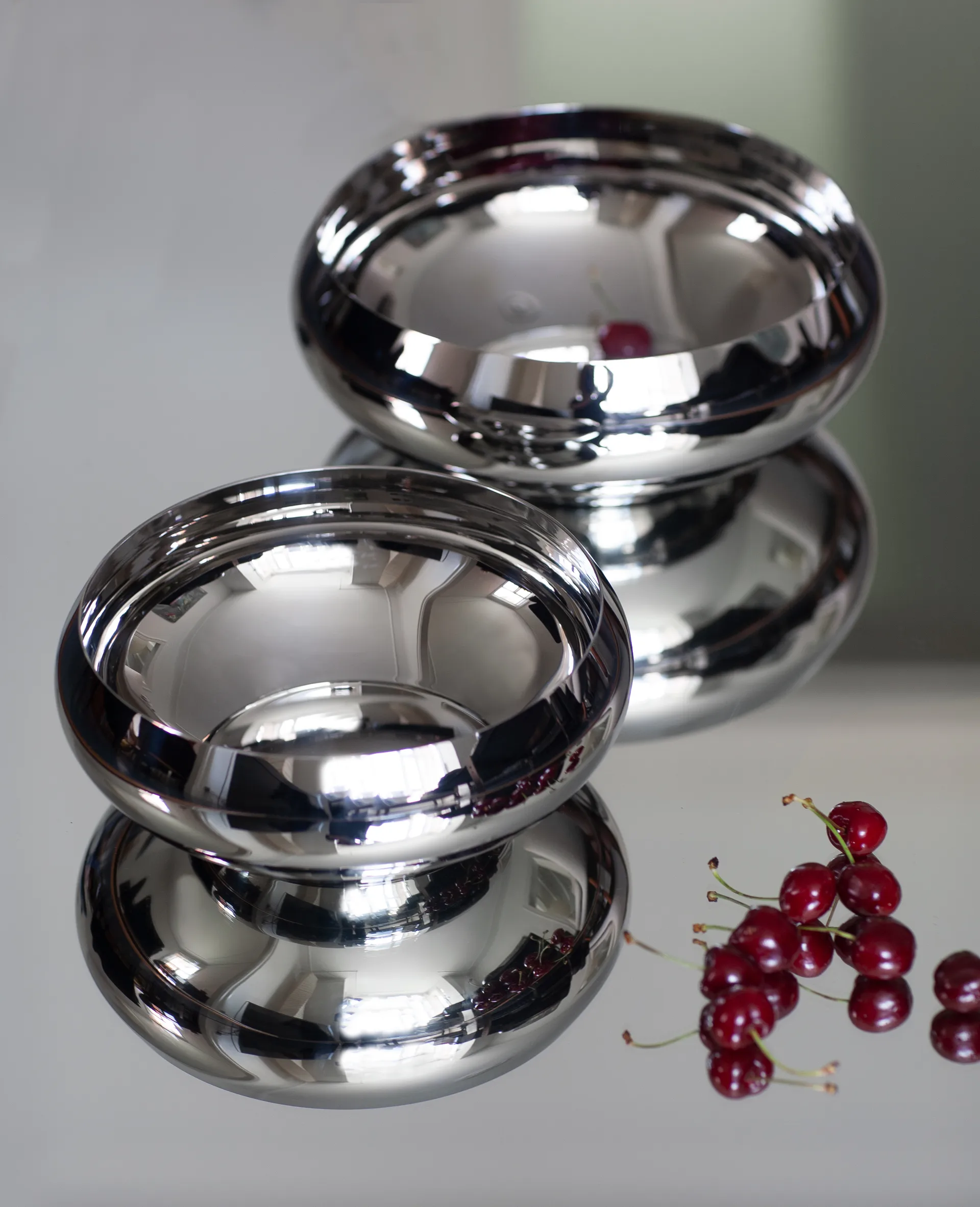 NEST 碗 Ø27 cm, Polished steel Kay Bojesen