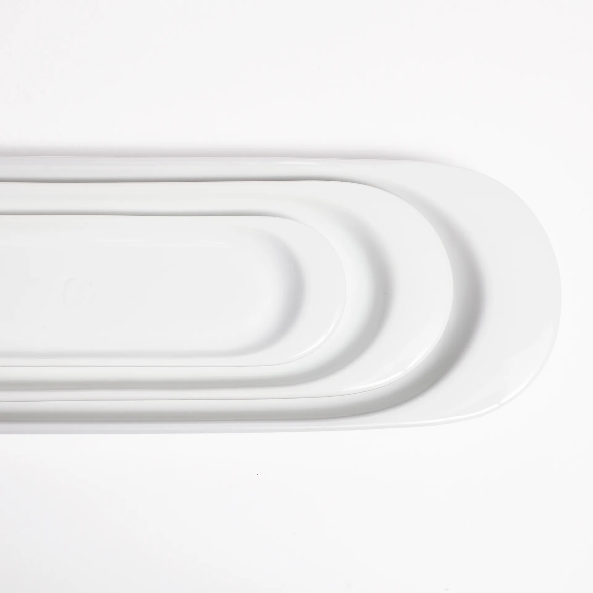 WING 碟子 3件, White Kay Bojesen