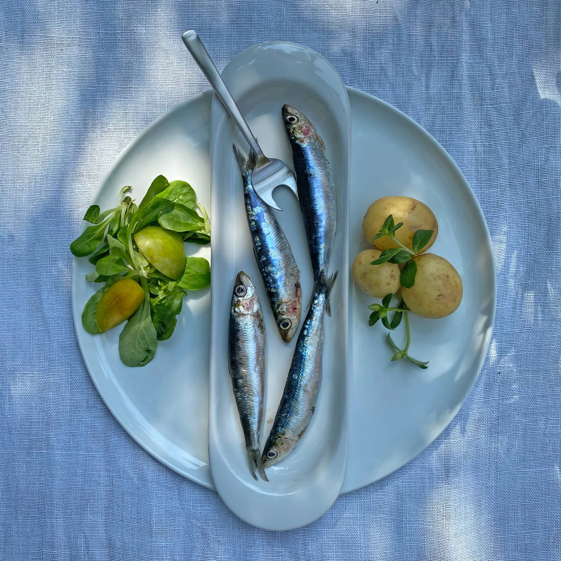 WING 碟子 30 cm, White Kay Bojesen