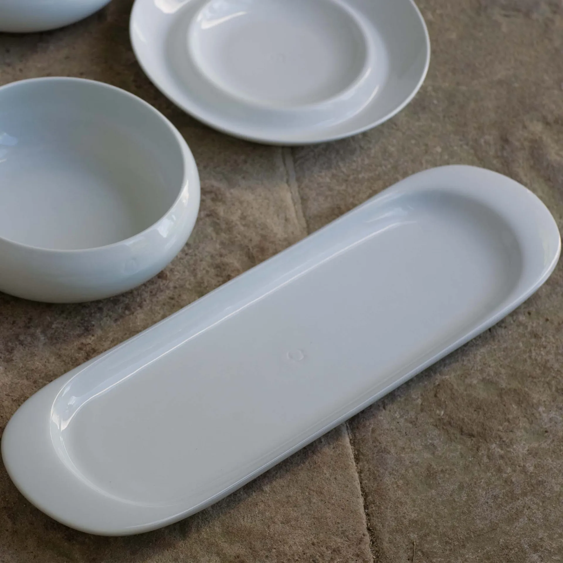 WING 碟子 55 cm, White Kay Bojesen