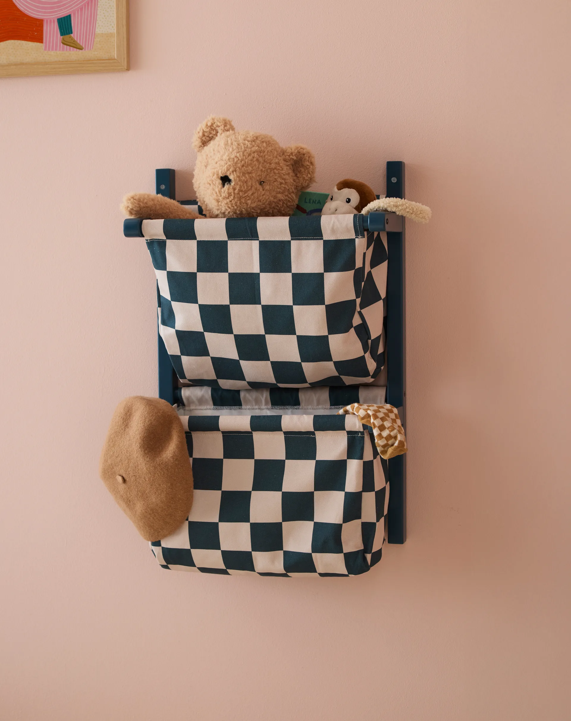 网格挂架置物架, 水鸭蓝_40x19x60cm Kid's Concept