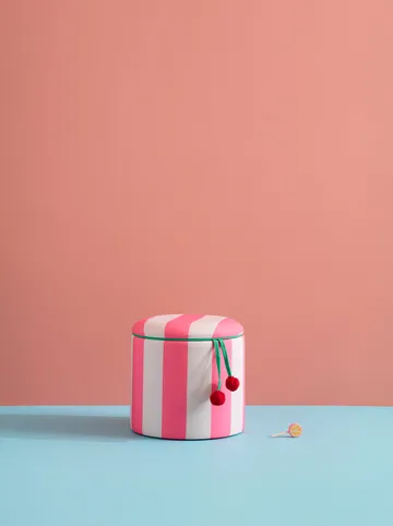 圆柱形储物蒲团坐墩 - 粉色_Ø40x30.5cm - Kid's Concept