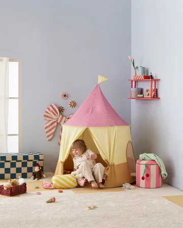 Circus 马戏团帐篷 - 粉色_Ø115x120cm - Kid's Concept