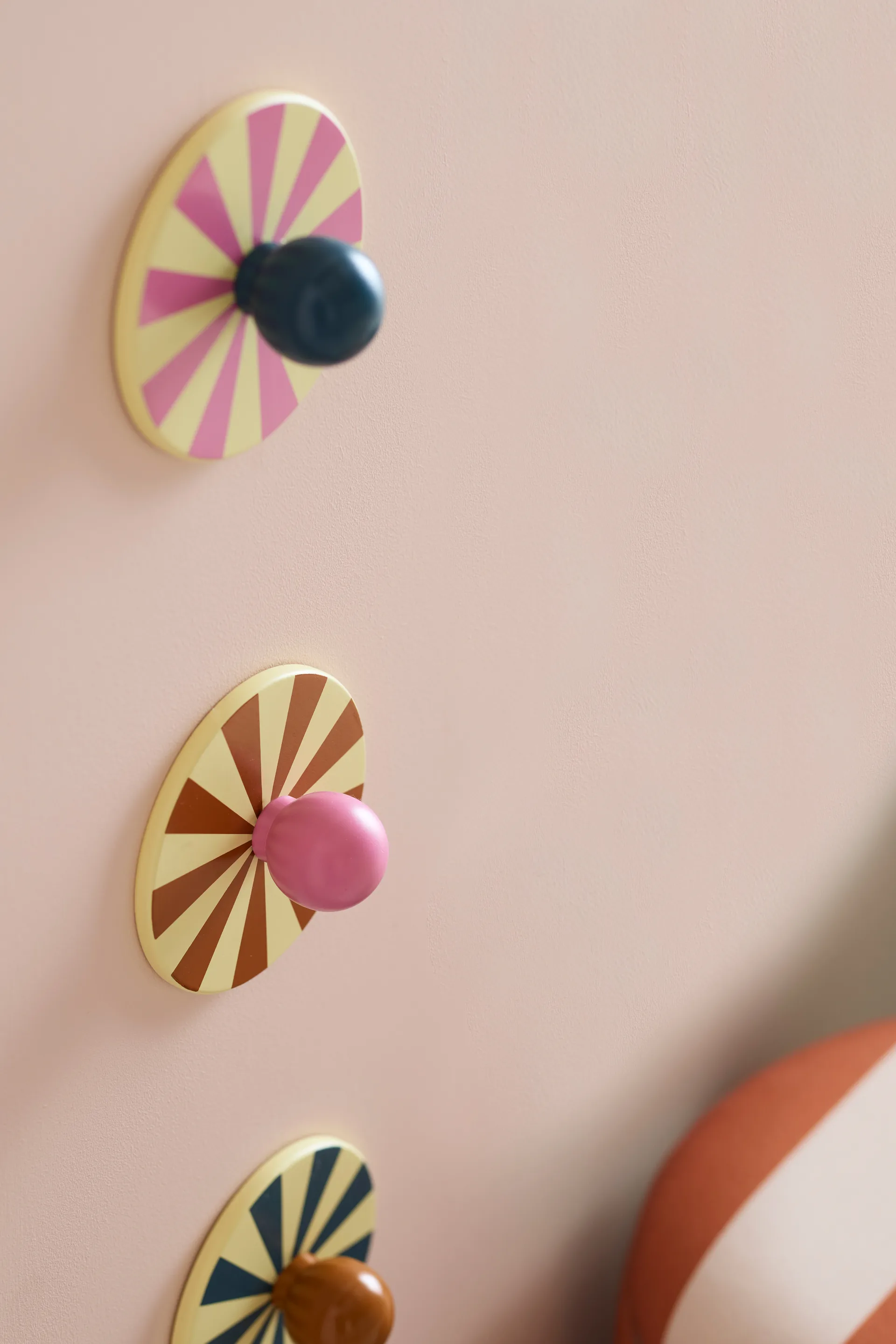 Circus 马戏团 挂钩 3件装, 多色_Ø10x4.4cm Kid's Concept