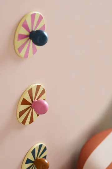 Circus 马戏团 挂钩 3件装 - 多色_Ø10x4.4cm - Kid's Concept