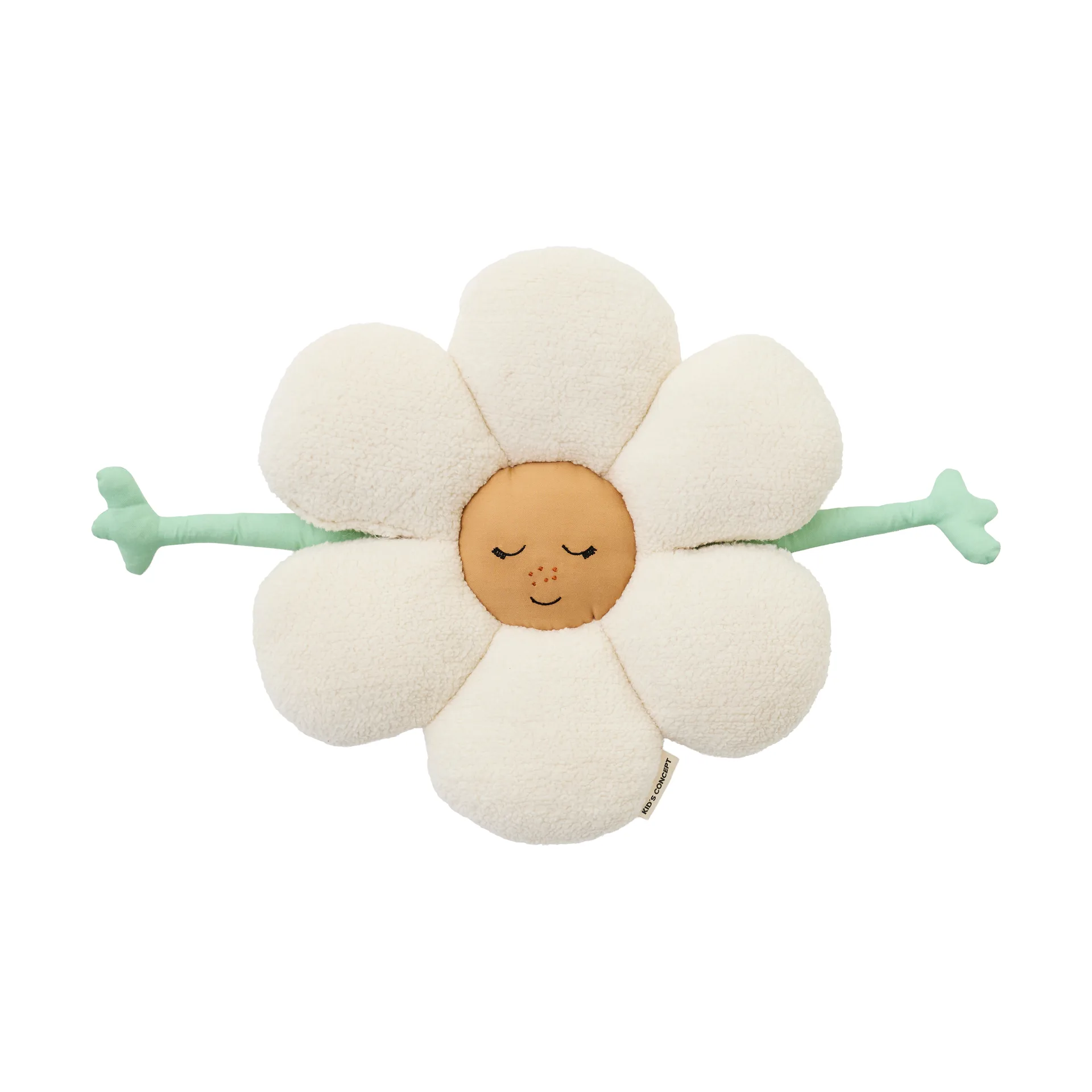 Flower 花朵靠垫, 白色_绿色_黄色 Kid's Concept