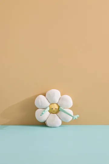 Flower 花朵靠垫 - 白色_绿色_黄色 - Kid's Concept