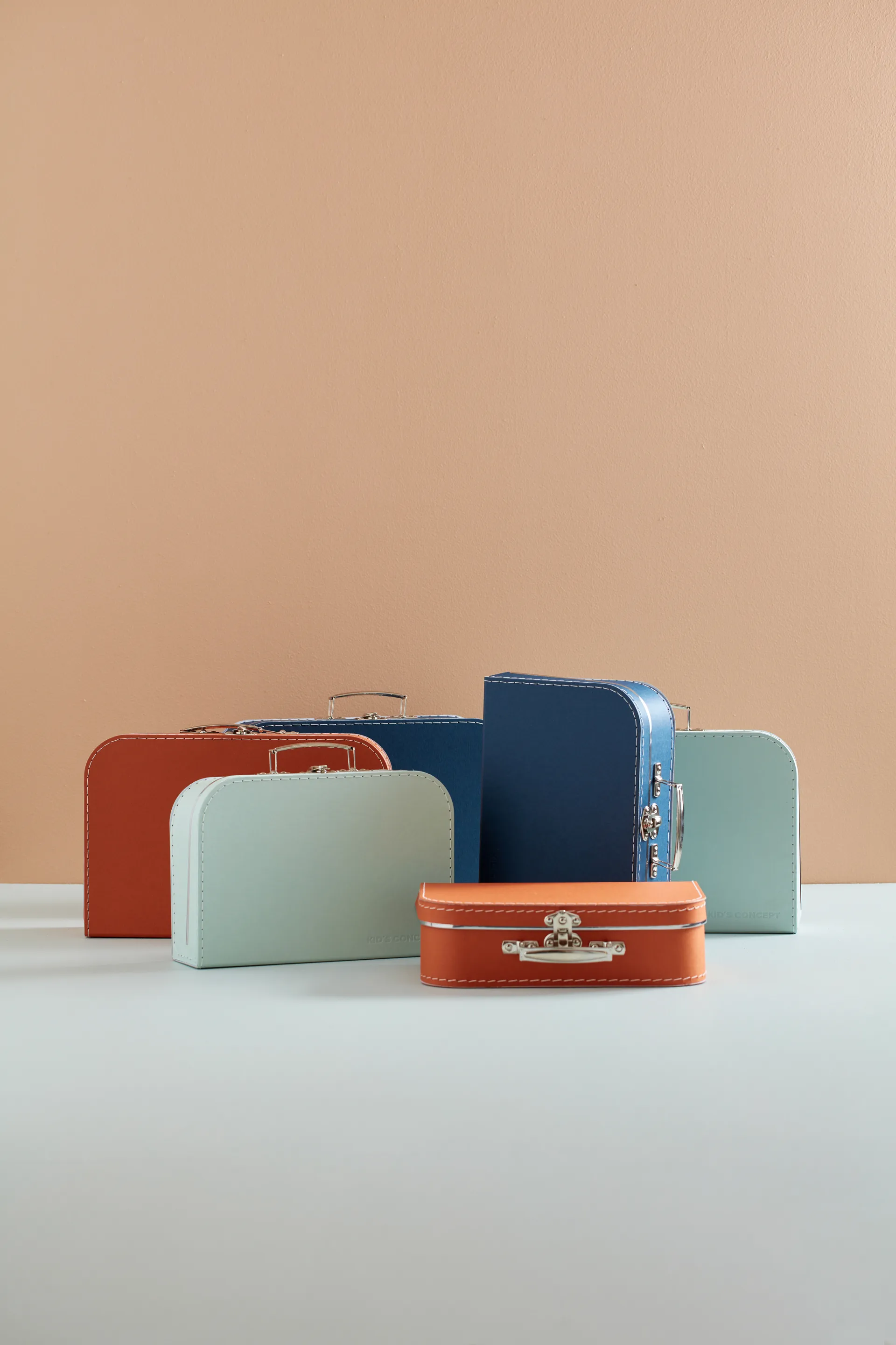 Kid's Base suitcase 2 pieces, Dark-蓝色 Kid's Concept